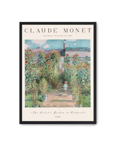 Dipingere il giardino dell'artista a Giverny - 50x70 cm