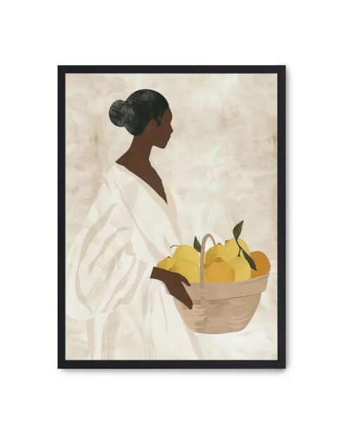 Dipinto sulla raccolta dei limoni - 50x70 cm