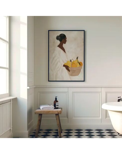 Dipinto sulla raccolta dei limoni - 50x70 cm