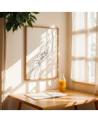 Linea dipinta a mano I -50x70 cm