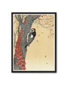 Pittura autunnale con uccelli - 50x70 cm