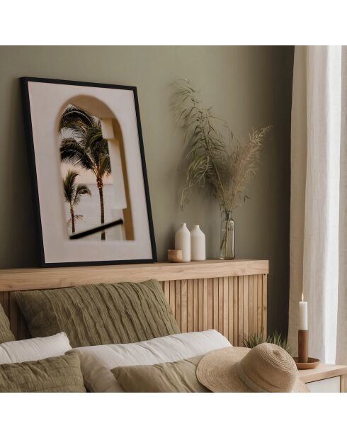 Schilderij van een palmboomboog - 50x70 cm