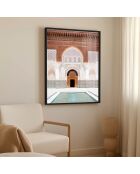 Détails de peinture du Maroc - 50x70 cm