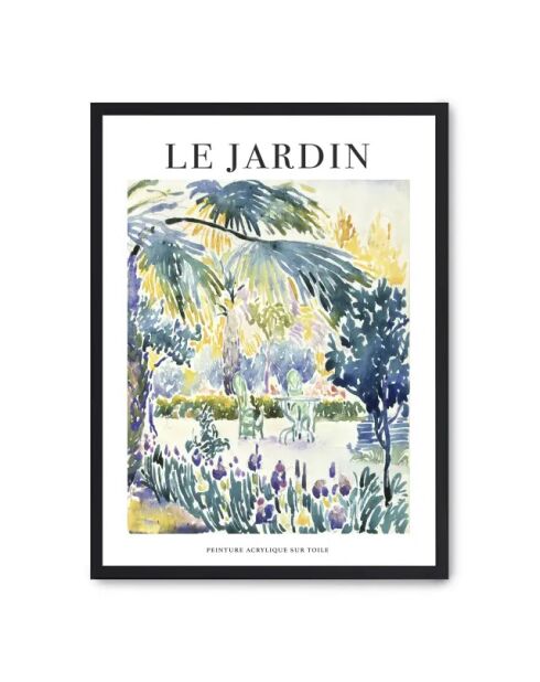 Dipingere il giardino I -50x70 cm