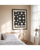 Quadro a forma nera Bauhaus I -50x70 cm