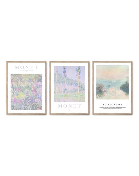 Set composto da tre cornici con Marco Roble - 50x70 cm