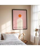 Disegno a vernice rosa - 50x70 cm