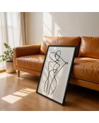 Peinture de femme au trait VI - 50x70 cm