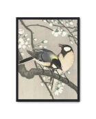 Pittura primaverile a forma di uccello - 50x70 cm