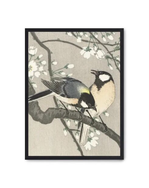 Pittura primaverile a forma di uccello - 50x70 cm