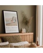 Peinture de la plage de la ville, Collioure 1887 - 50x70 cm