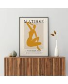 Peinture de nu jaune - 50x70 cm