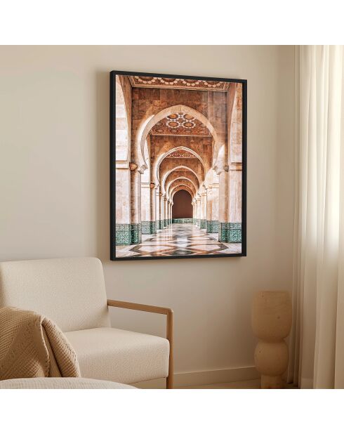 Peinture d'architecture marocaine - 50x70 cm
