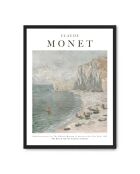 Dipingere la spiaggia e la scogliera di Amont - 50x70 cm