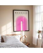 Vernice rosa Bauhaus I -50x70 cm