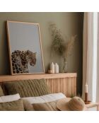 Leopardo dipinto - 50x70 cm