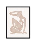 Donna che dipinge forma I - 50x70 cm