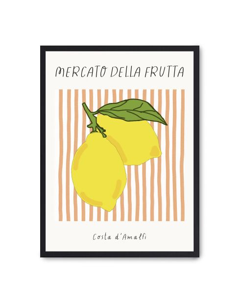 Dipinto Mercato della frutta - 50x70 cm