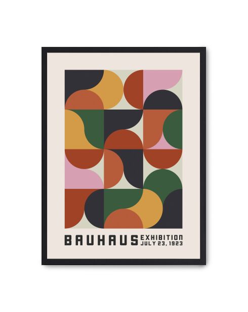 Pittura Bauhaus a colori - 50x70 cm