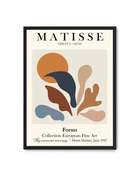 Peinture Matisse estampe VIII - 50x70 cm