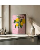 Dipinto raffigurante un mazzo di limoni - 50x70 cm