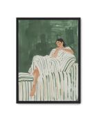 Peinture verte détente - 50x70 cm