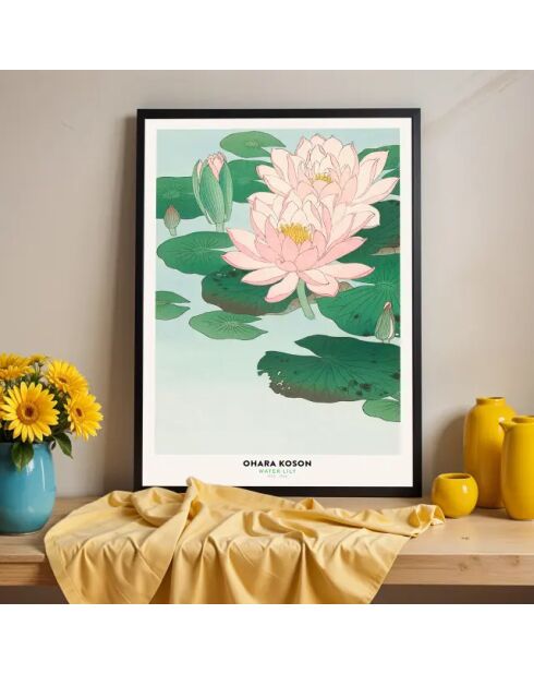 Peinture de nénuphar - 50x70 cm