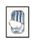 Dipinto a forma di sardina - 50x70 cm