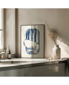 Dipinto a forma di sardina - 50x70 cm