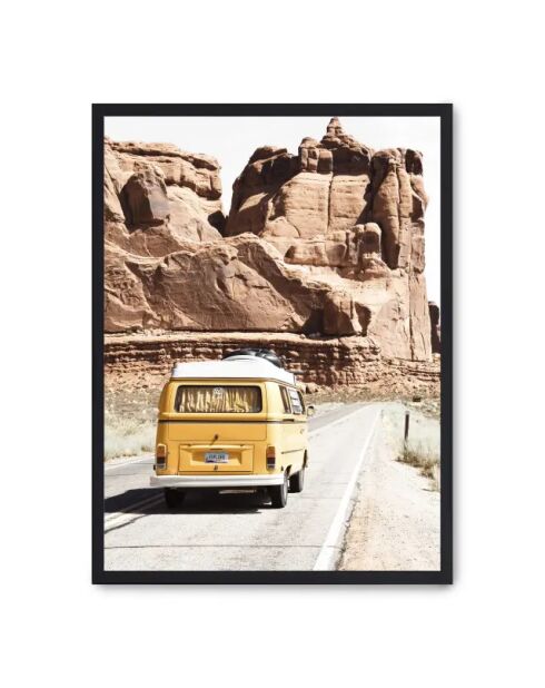 Peinture voyage en caravane II - 50x70 cm