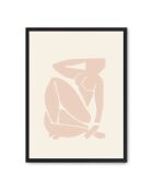 Donna che dipinge forma III - 50x70 cm