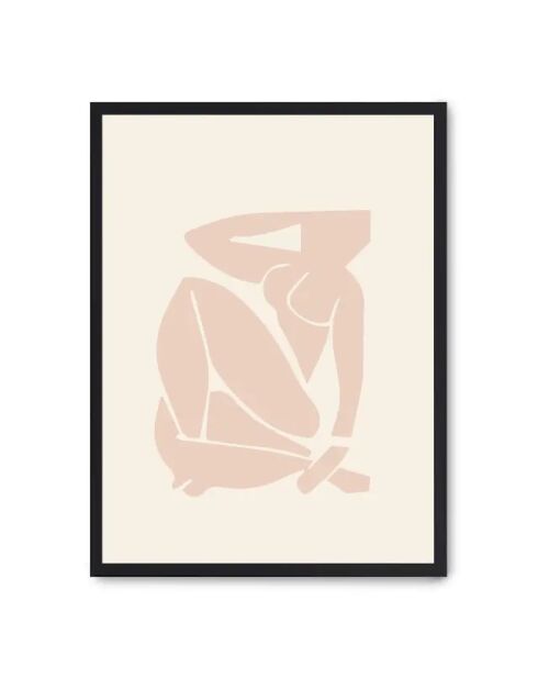 Donna che dipinge forma III - 50x70 cm