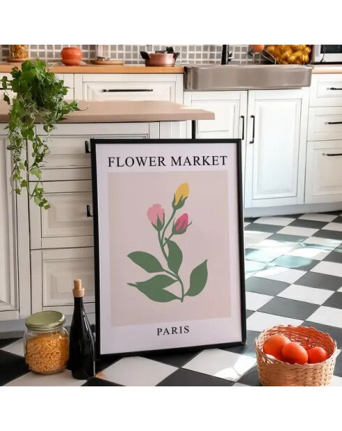 Mercato dei fiori di Painting VIII - 50x70 cm