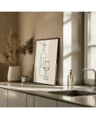 Peinture sur vin - 50x70 cm