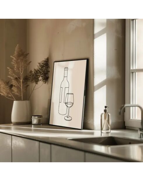 Peinture sur vin - 50x70 cm