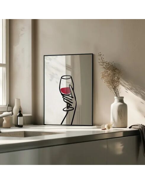 Pittura al vino rosso - 50x70 cm