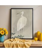 Dipinto di una garzetta bianca - 50x70 cm