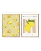 Ensemble composé de deux cadre avec marco roble - 50x70 cm