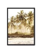 Peinture la plage paradisiaque - 50x70 cm