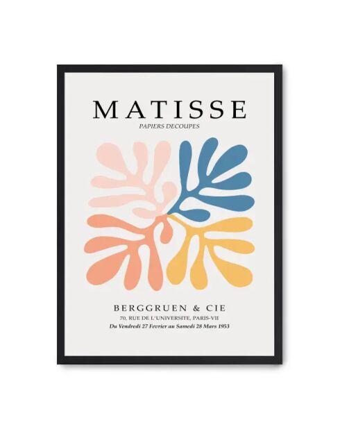 Dipinto con ritagli di Matisse VIII - 50x70 cm