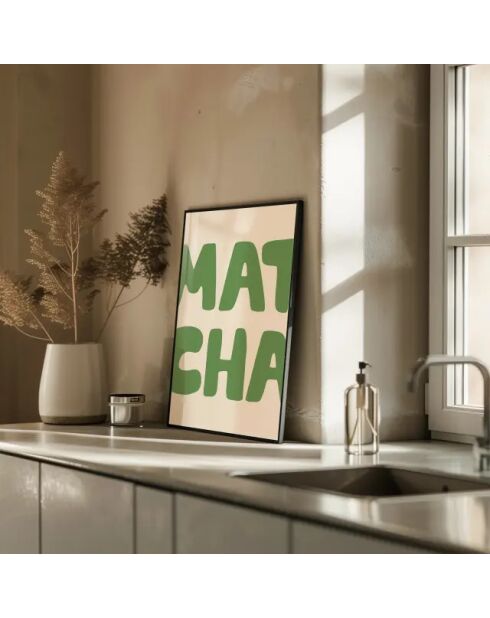 Peinture du matcha vert - 50x70 cm