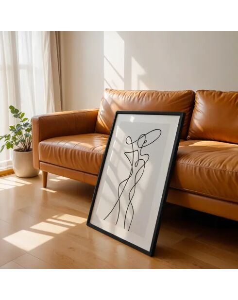 Dipinto di donna con linea VIII - 50x70 cm