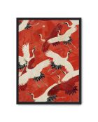 Dipinto di gru rosse - 50x70 cm