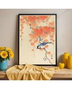 Pittura autunnale con uccelli - 50x70 cm