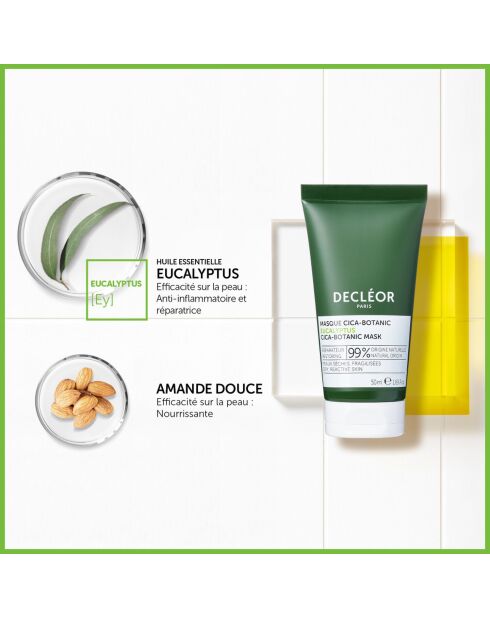 Mascarilla de cica de eucalipto Cica Botanic Csar, 50 ml