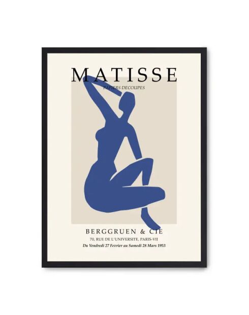 Pittura nuda blu - 50x70 cm