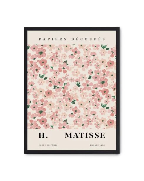 Pittura floreale fustellata - 50x70 cm