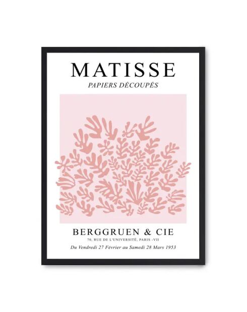 Peintures de Matisse, papiers découpés - 50x70 cm