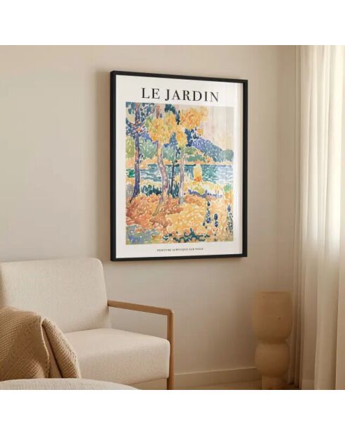 Peinture le jardin II - 50x70 cm