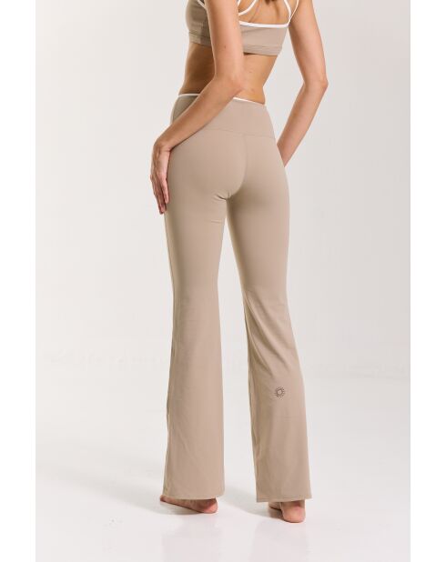 Beigefarbene Leggings Flair Yska